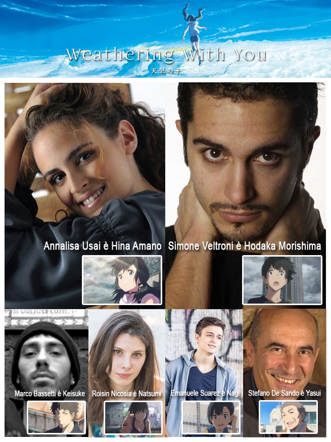 Weathering with you cast ita Weathering with you cast ita